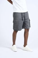 شورت رصاصي بجيوب