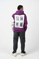 هودي اوفر سايز دبل كاب فتحت اصابع