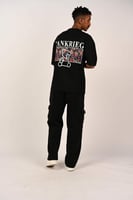 تيشرت اوفر سايز لون اسود HANKRIEG