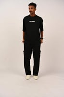 تيشرت اوفر سايز لون اسود HANKRIEG