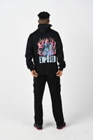 هودي اوفر سايز اسود بلوقو بتر فلاي