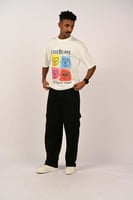 تيشرت اوفر سايز ابيض COOL