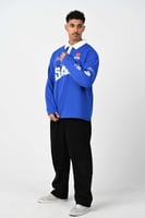 هودي اوفر سايز دبل كاب فتحت اصابع