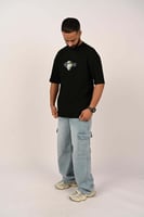 تيشرت اوفر سايز اسود بلوقو