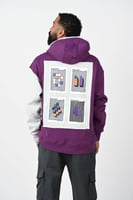 هودي اوفر سايز دبل كاب فتحت اصابع