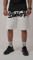 شورت رجالى ابيض بكتابة