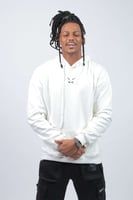 هودي اوفر سايز ابيض بطبعة TRGGTS