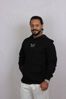 بلوفر اسود ساده 007