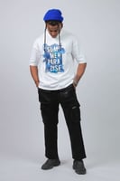 تيشرت اوفر سايز ابيض سمر