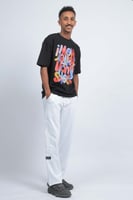 تيشرت اوفر سايز اسود i MON