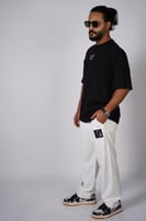 تيشرت اوفر سايز صيفي اسود MONKEY