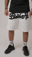 شورت رجالى ابيض بكتابة