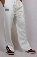 بنطلون اوفر سايز ابيض