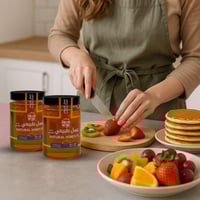 عسل طبيعي مع الشمع 3 كيلوا (6 عبوات 500 جم)