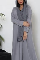 عباية ملونة للسفر قماش امواج Z2003