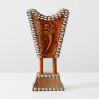 مبخر خشبي من خشب الزان الأندونيسي الفاخر