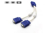 كيبل مقسم من كمبيوتر الى شاشتين