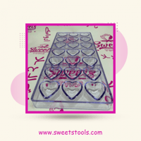 قالب اكريلك قلب