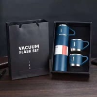 VACUUM FLASK SET - مق قهوة مع كوبين