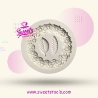 سيلكون الوردة مقاس 4 سم