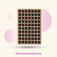 اكريلك مربع مقاس 2x2