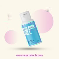 Sky Blue الوان زيتية للشوكولاته والكريمة 20 ملي