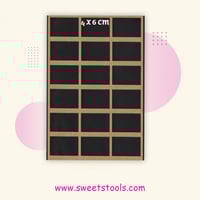 اكريلك مستطيل 4X6 CM