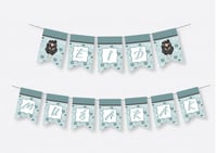 زينة للحائط Blue (جاهزة للطباعة)