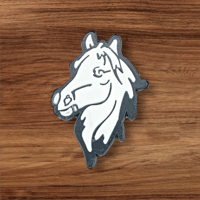 استيكر لاصق معدن 3M - الحصان