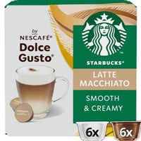 كبسولات ستاربكس لاتيه ماكياتو - 12 كبسولة (6 حليب...