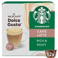 كبسولات كافي لاتيه من ستاربكس - 12 كبسولة قهوة وحل...