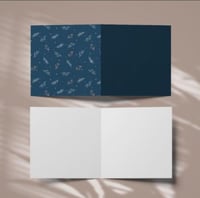 كرت ريش أزرق