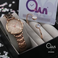 طقم ساعة نسائي فخم من Own
