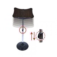 حامل المصحف الشريف رأس خشب قاعدة معدن عمود استانلس...