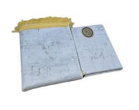 مصحف التهجد مع سجادة مخمل فاخر لون رصاصي