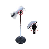 حامل المصحف الشريف رأس خشب قاعدة معدن عمود استانلس...