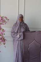 طقم القطن かぎ針編み - بنفسج