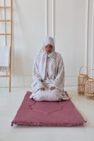 طقم كروشية かぎ針編み - زهري