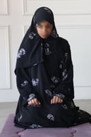 طقم شيري - اسود وموف