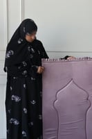 طقم شيري - اسود وموف