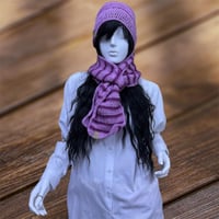 شال و قبعة نسائي