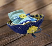 سلة مناشف مغسلة