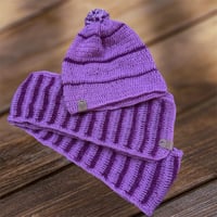 شال و قبعة نسائي