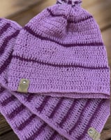 شال و قبعة نسائي