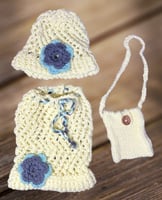 قبعة وتنورة شنطة