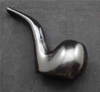 غليون خشب أبانوس Cut Base Ebony Wood Tobacco Pipe