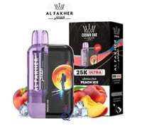 سحبة شيشة جاهزة خوخ منعش Al Fakher Crown Bar Ultra...