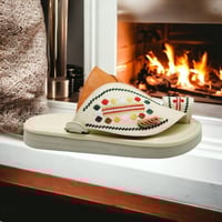 حذاء شرقي -مطرز سكري