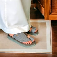 حذاء شرقي - رصاصي نقش دبل وطني مرتفع