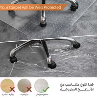 حصيرة الكرسي للأسطح المفروشة (150x120 سم)